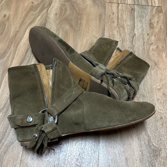 **ISABEL MARANT** suede zipper boots SIZE 39 - Picture 2 of 7